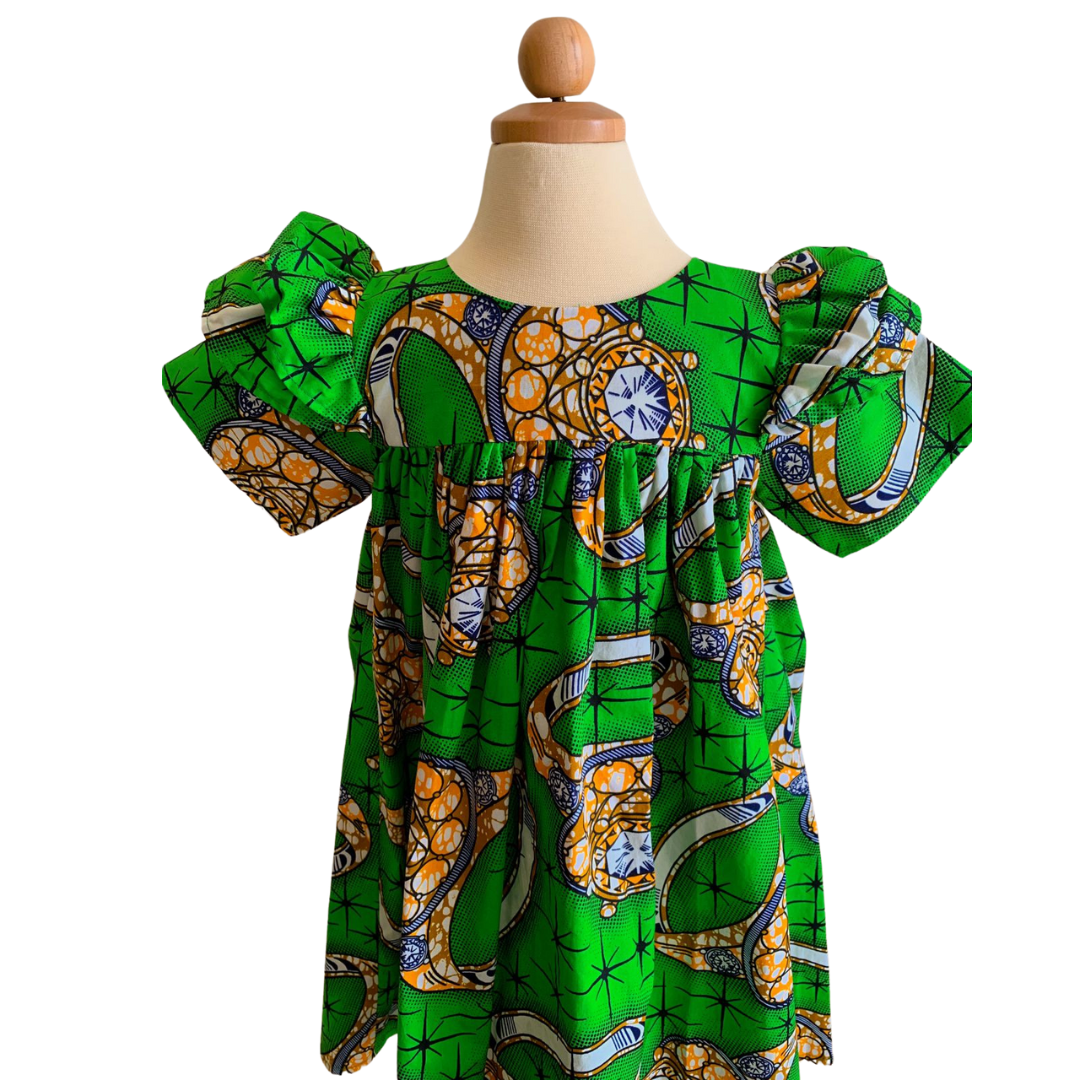 Lola Dress - Green Watoto Collection Lola Dress - Green Watoto Collection